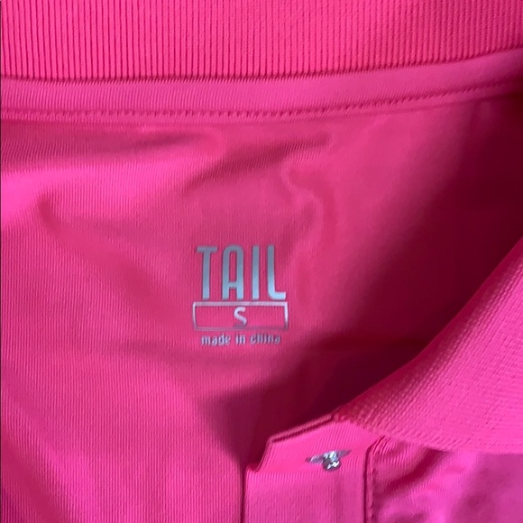 Tail activewear hot pink polo. - Picture 2 of 2